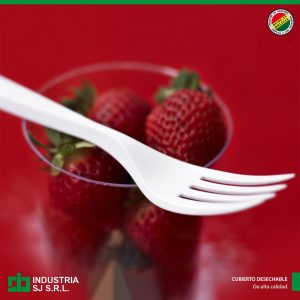 Tenedores desechables para postre